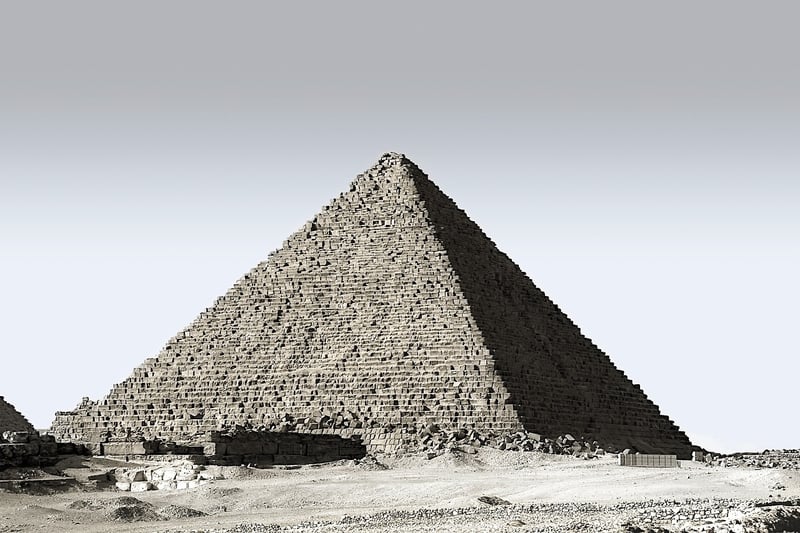 Pyramids of Giza in Cairo, Egypt