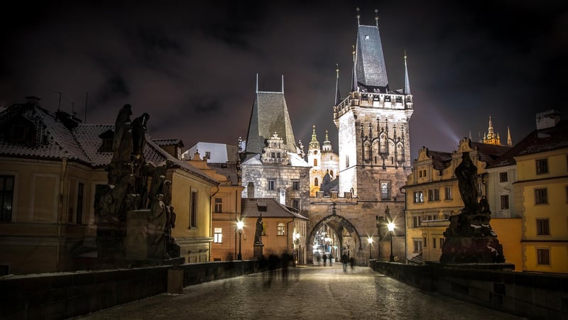 Charles Bridge in Prague, Czech Republic